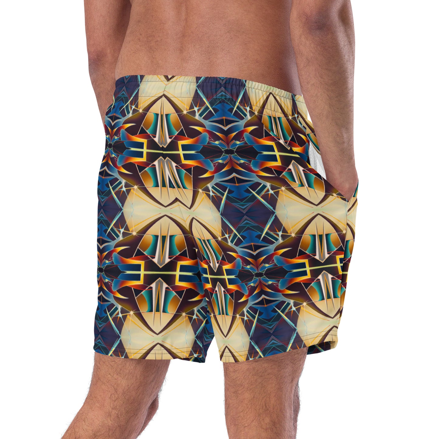 DMV 0406 Conceptual Artsy Men's swim trunks