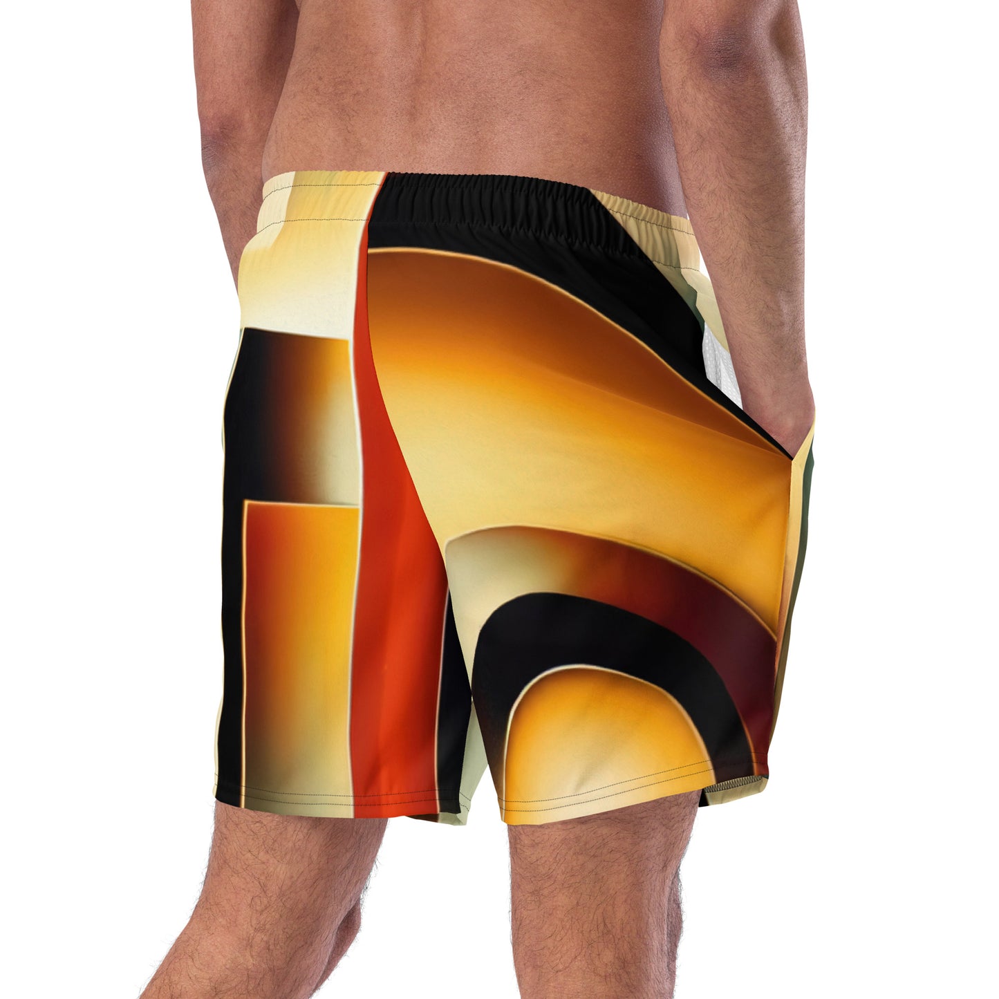 DMV 0261 Retro Art Men's swim trunks