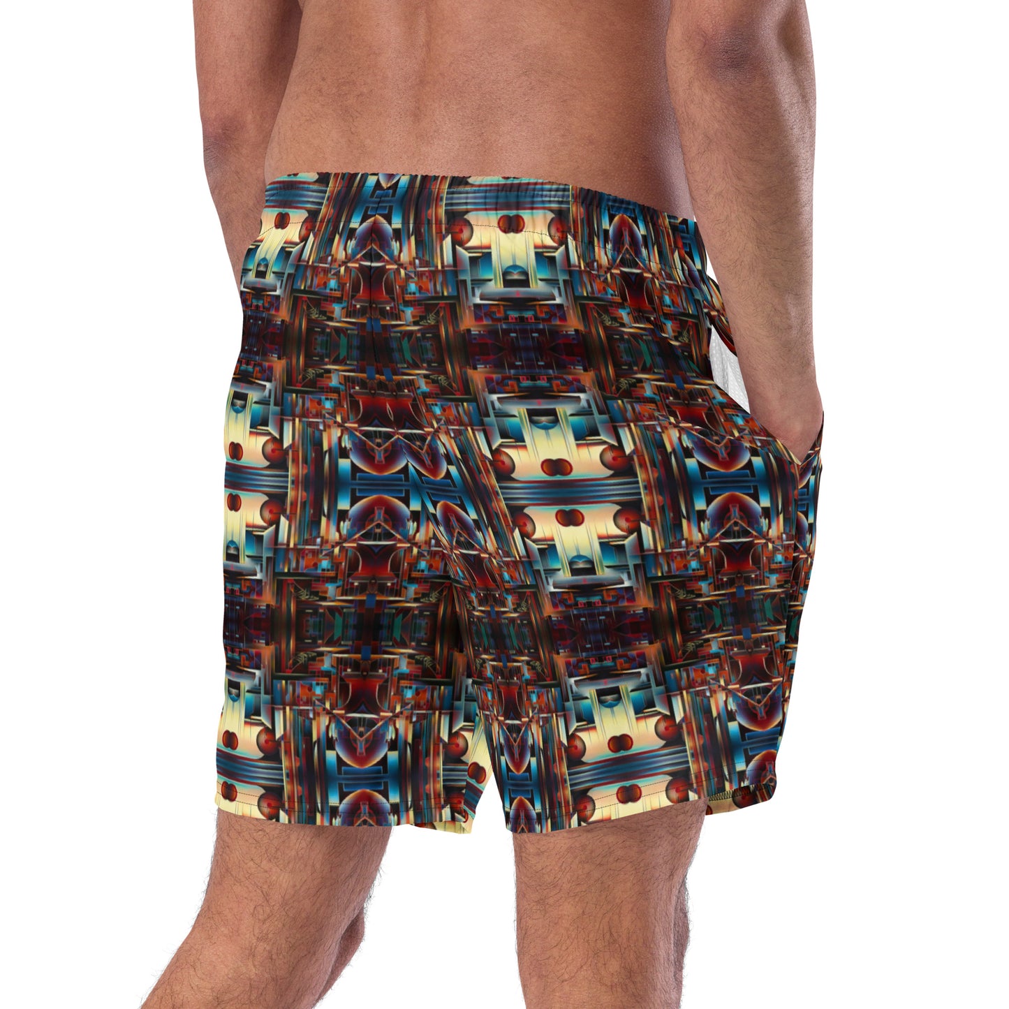 DMV 0188 Conceptual Artsy Men's swim trunks