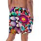 DMV 0515 Floral Men's swim trunks