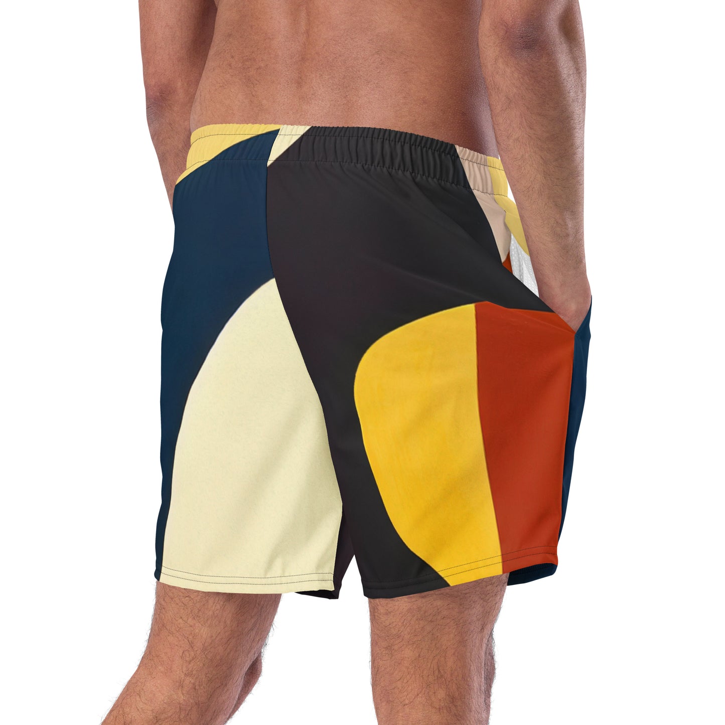 DMV 0421 Retro Art Men's swim trunks