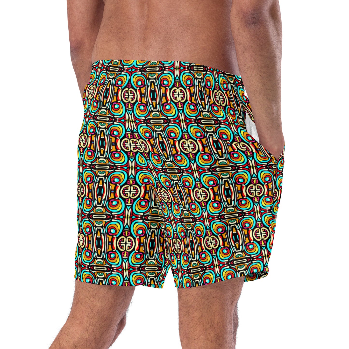 DMV 0422 Psy Artsy Men's swim trunks