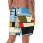 DMV 1634 Abstract Art Men's swim trunks