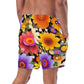 DMV 0860 Floral Men's swim trunks