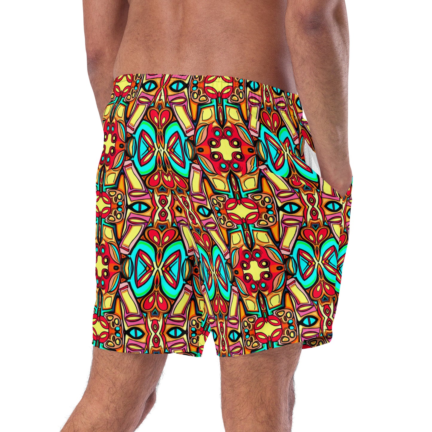 DMV 1002 Psy Artsy Men's swim trunks