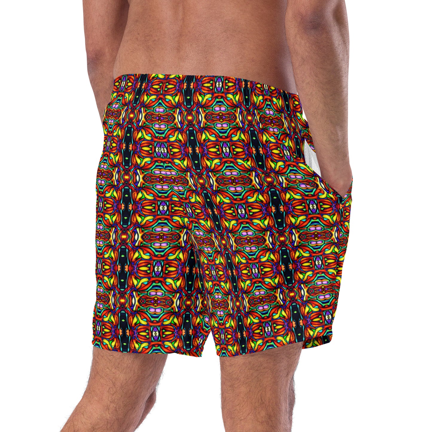 DMV 0730 Psy Artsy Men's swim trunks