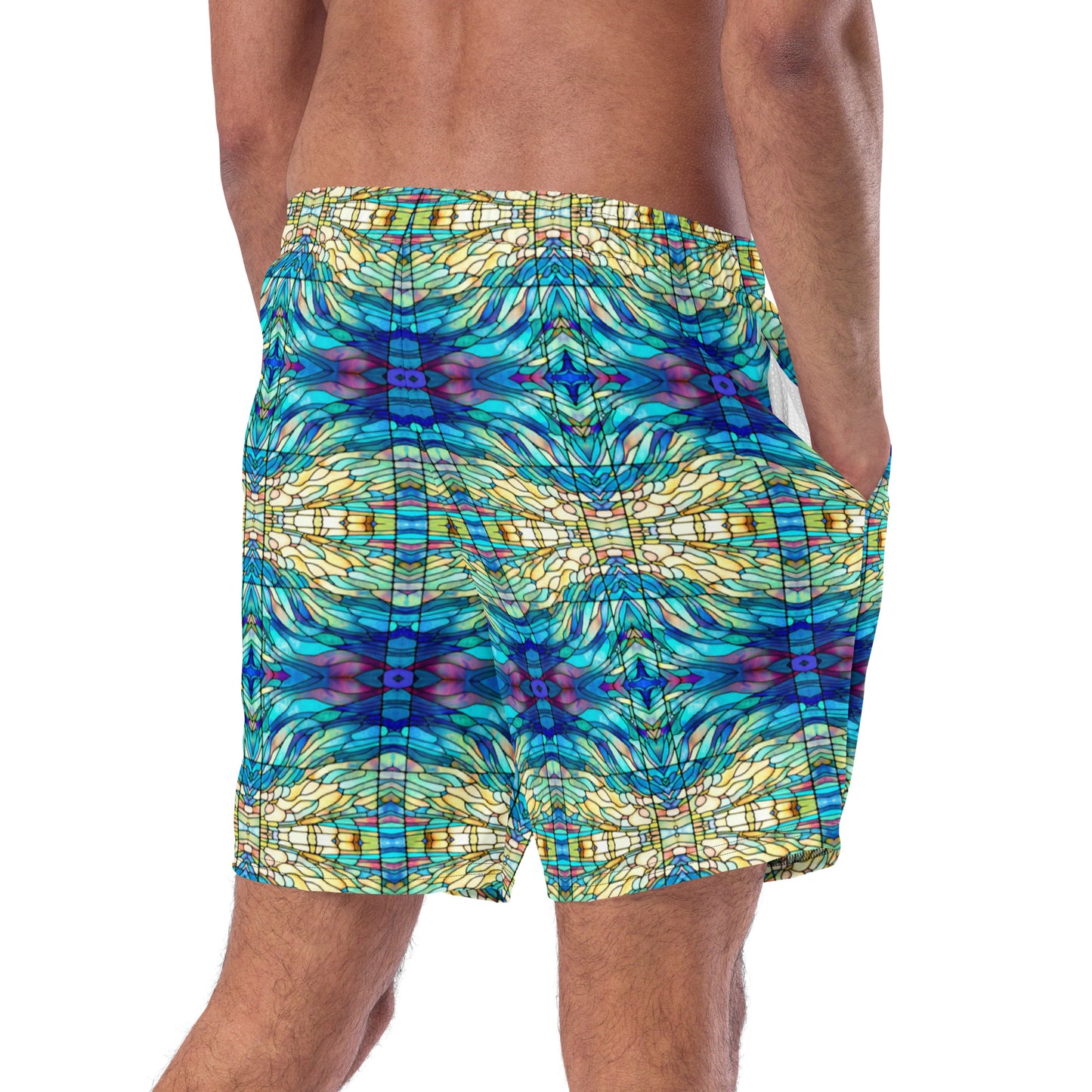 DMV 1219 Chic Boho Men's swim trunks