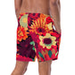 DMV 0485 Floral Men's swim trunks