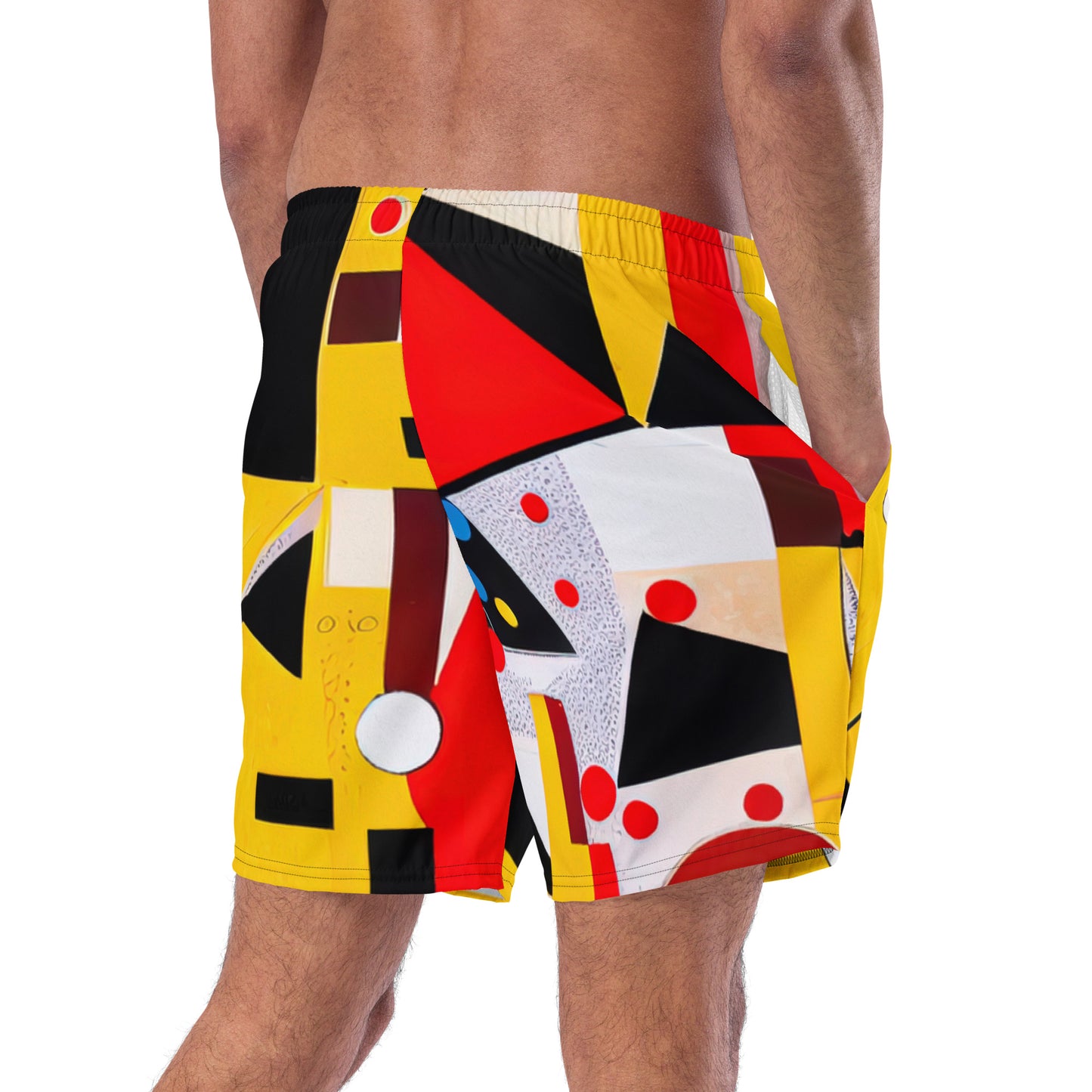 DMV 0576 Retro Art Men's swim trunks