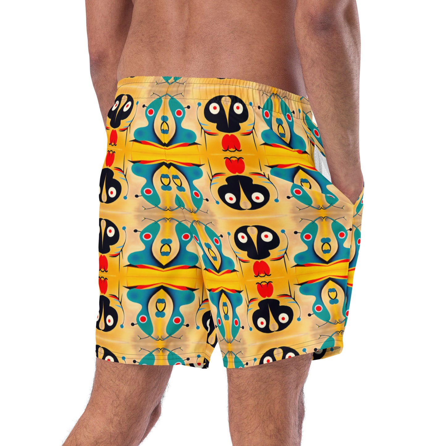 DMV 1415 Vintage Artsy Men's swim trunks