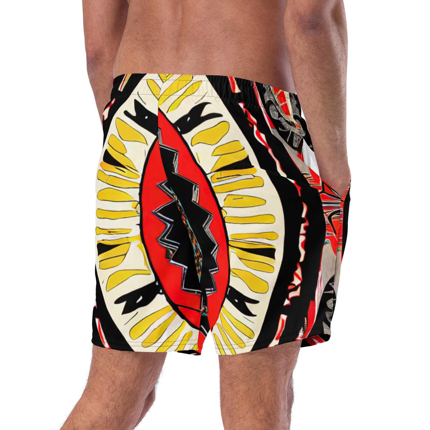 DMV 0600 Boho All-Over Print Recycled Swim Trunks