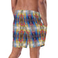 DMV 0674 Avant Garde Artsy All-Over Print Recycled Swim Trunks