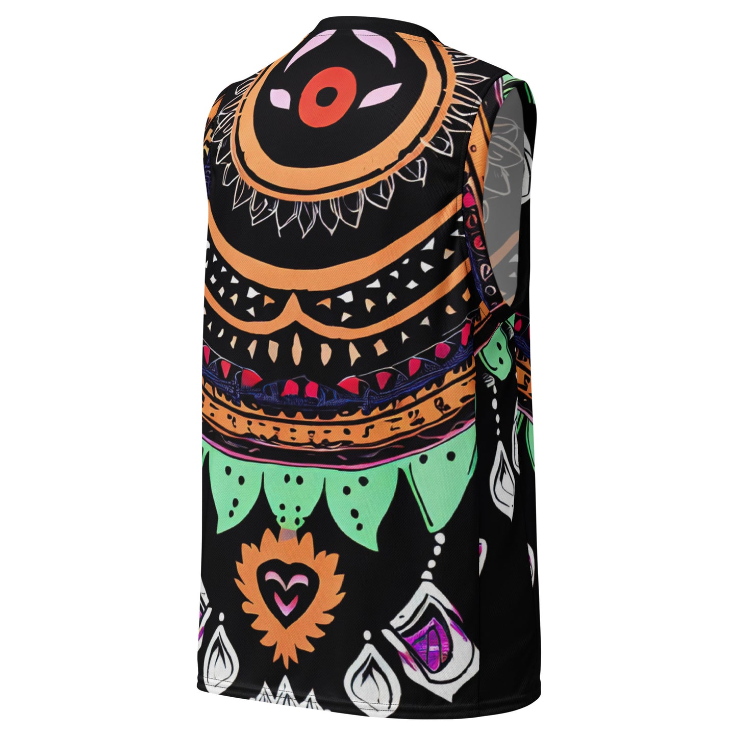 DMV 0180 Boho Recycled unisex basketball jersey