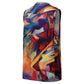 DMV 0308 Abstract Art Recycled unisex basketball jersey