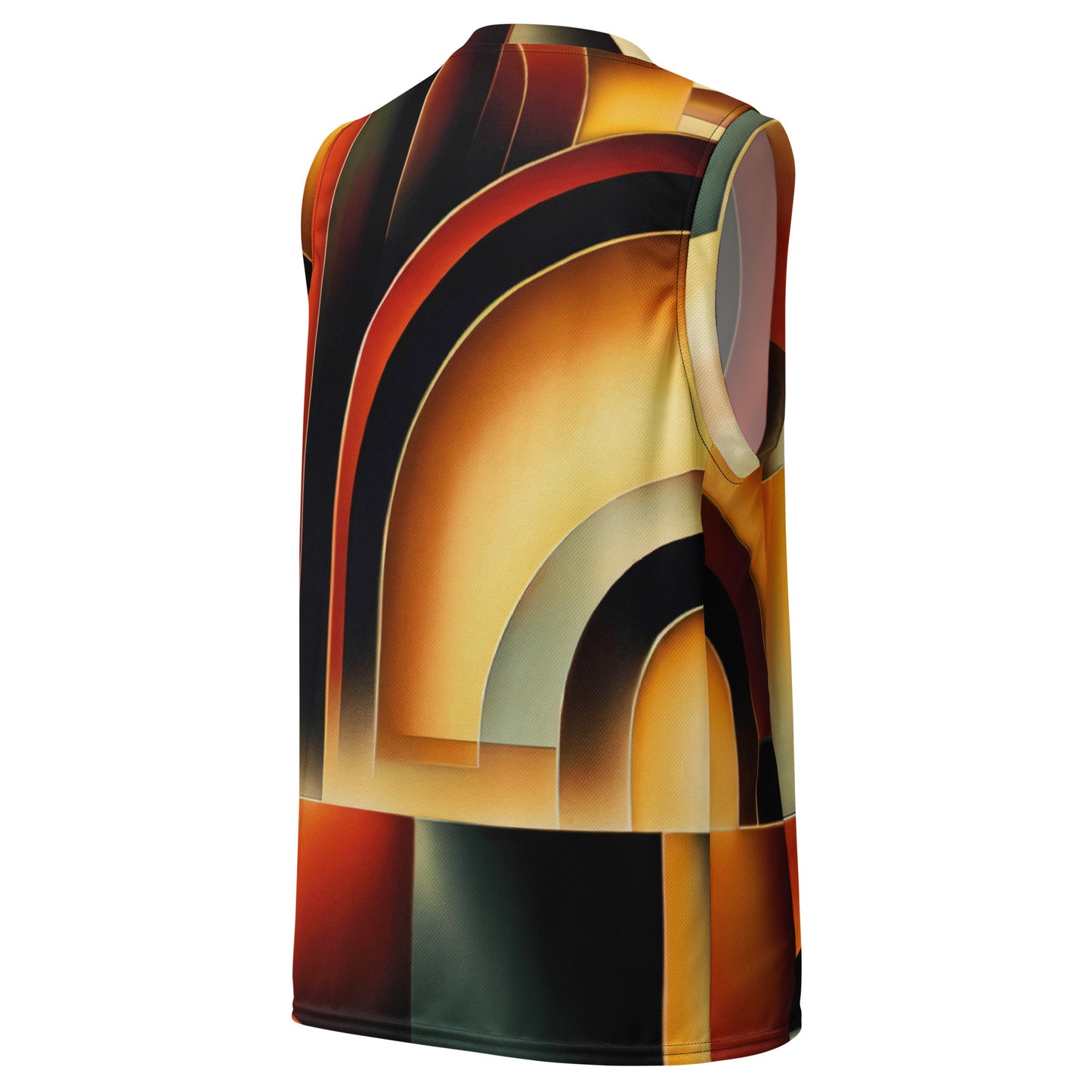 DMV 0261 Retro Art Recycled unisex basketball jersey