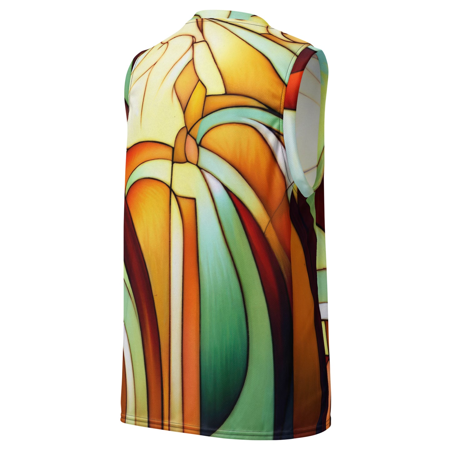 DMV 1038 Abstract Art Recycled unisex basketball jersey