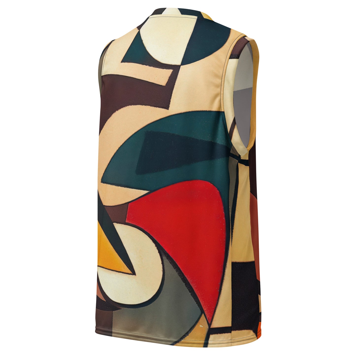 DMV 0296 Abstract Art Recycled unisex basketball jersey