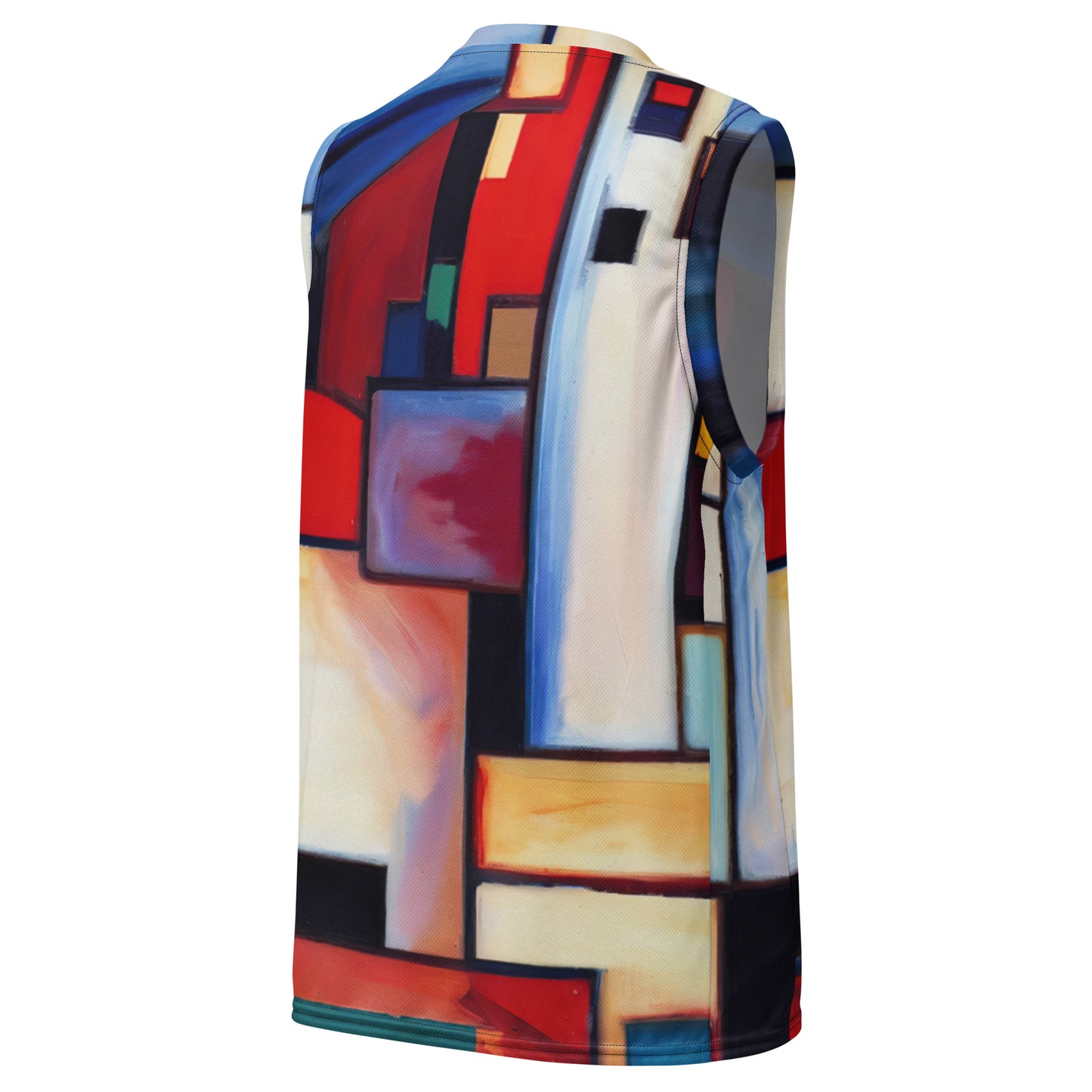 DMV 1742 Abstract Art Recycled unisex basketball jersey