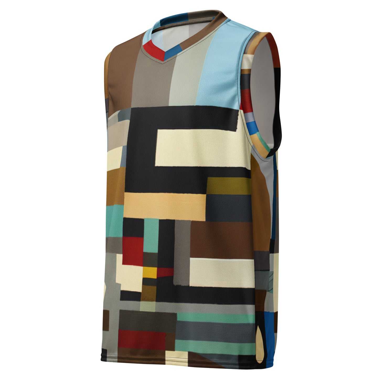 DMV 0008 Abstract Art Recycled unisex basketball jersey