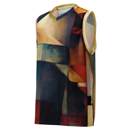 DMV 0053 Abstract Art Recycled unisex basketball jersey