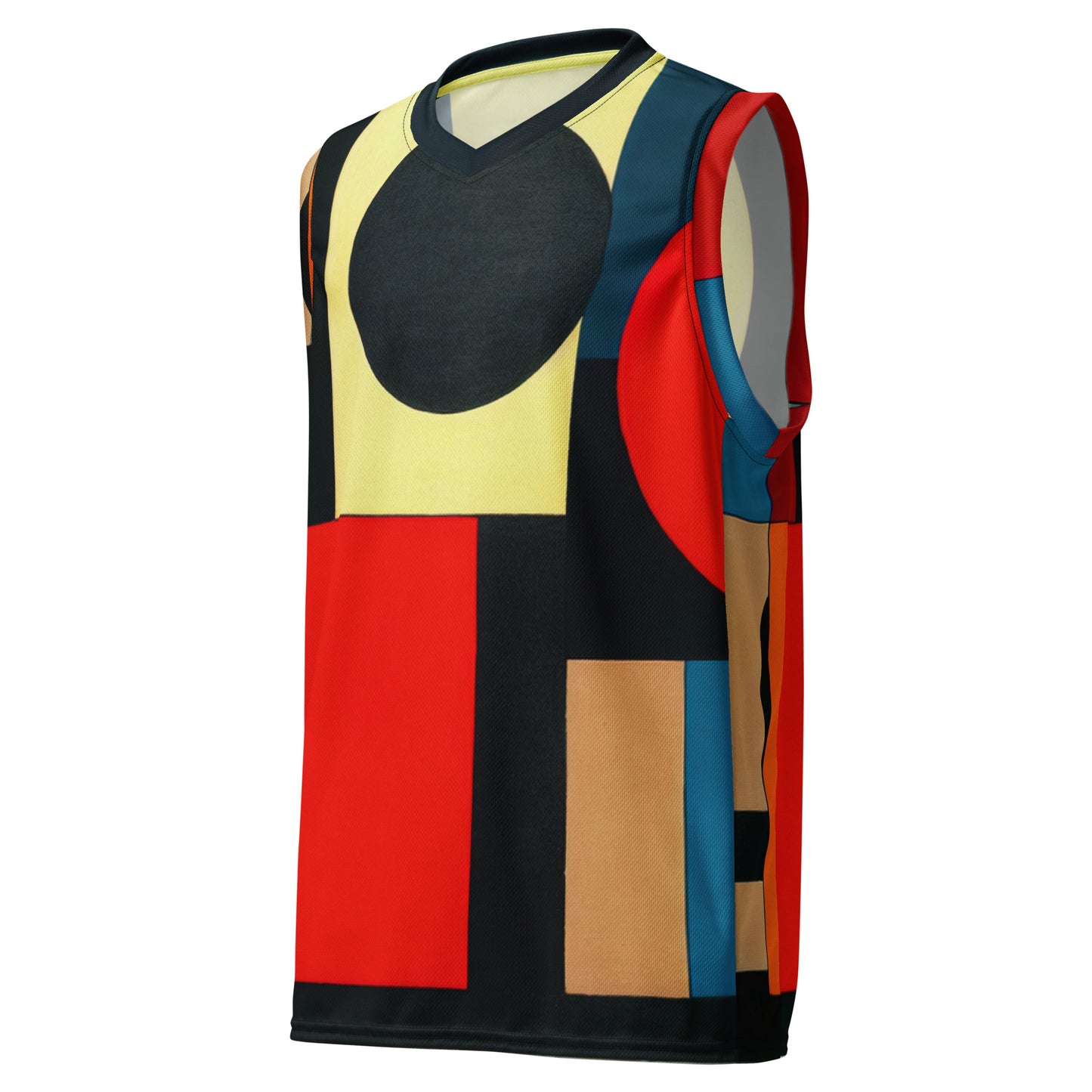 DMV 1351 Abstract Art Recycled unisex basketball jersey