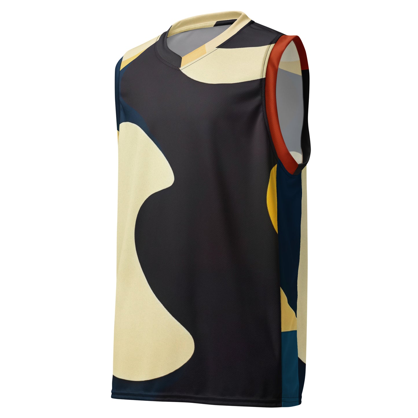 DMV 0421 Retro Art Recycled unisex basketball jersey