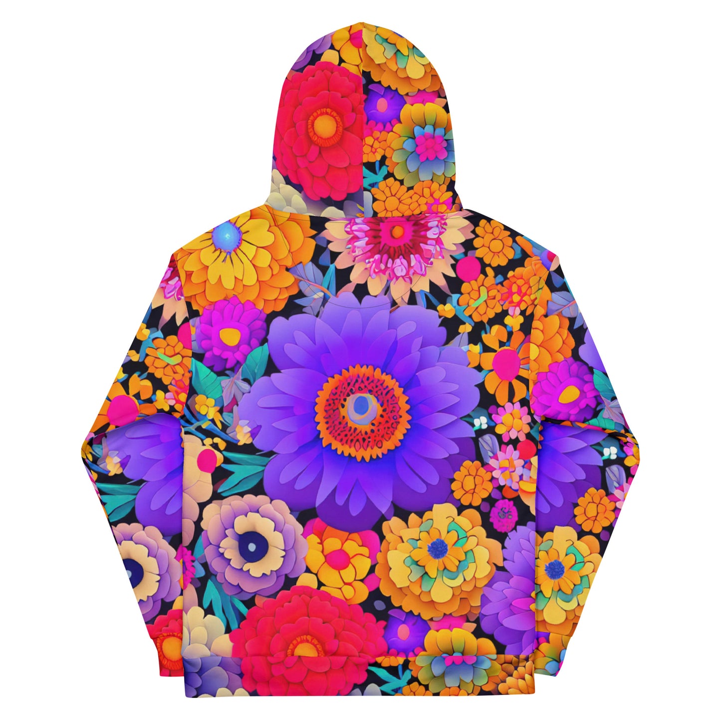 DMV 0220 Floral Unisex Hoodie