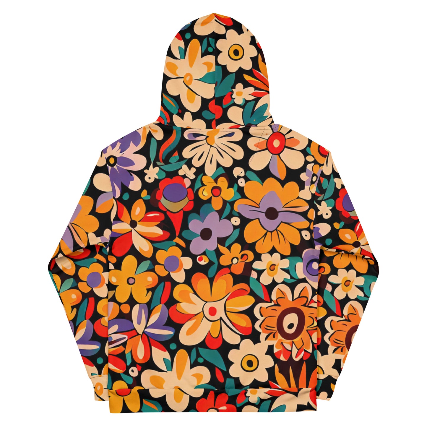 DMV 0029 Floral Unisex Hoodie