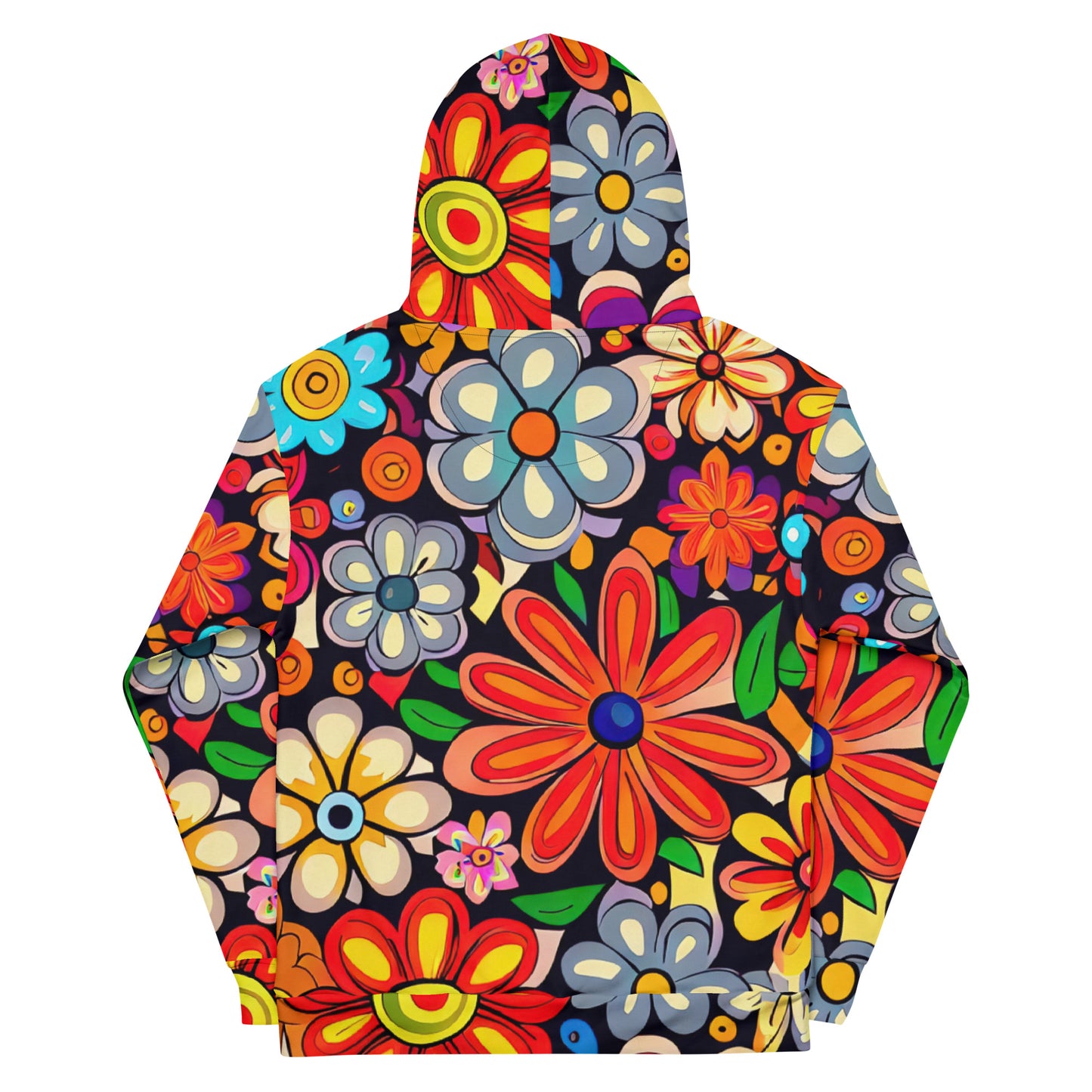 DMV 0018 Floral Unisex Hoodie