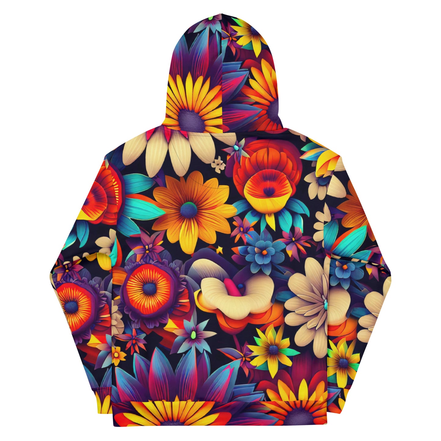 DMV 0080 Floral Unisex Hoodie