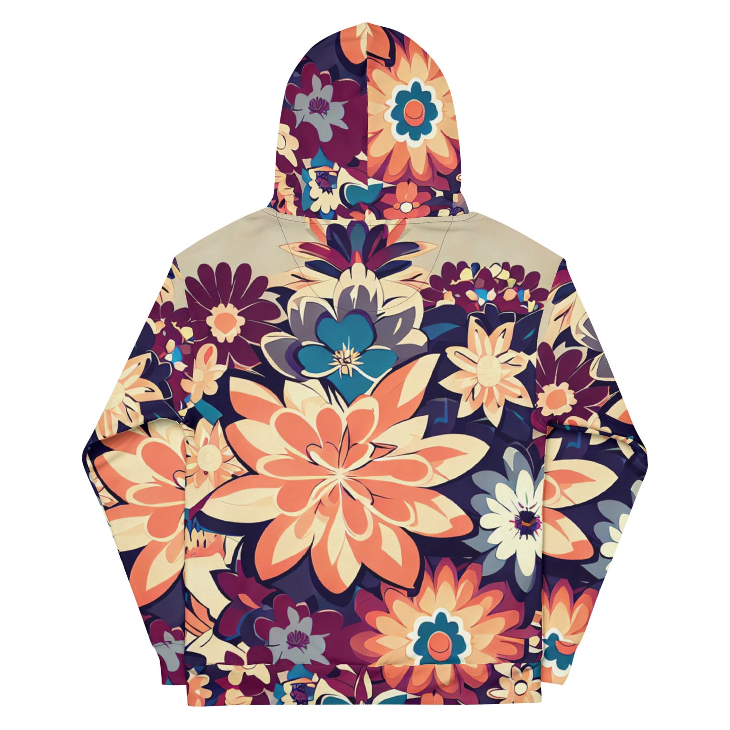 DMV 0253 Floral Unisex Hoodie