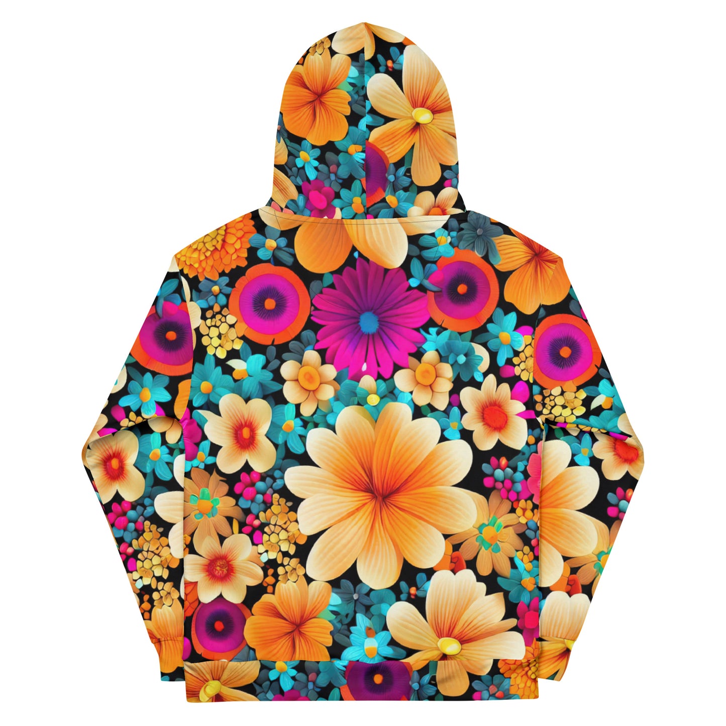 DMV 0259 Floral Unisex Hoodie