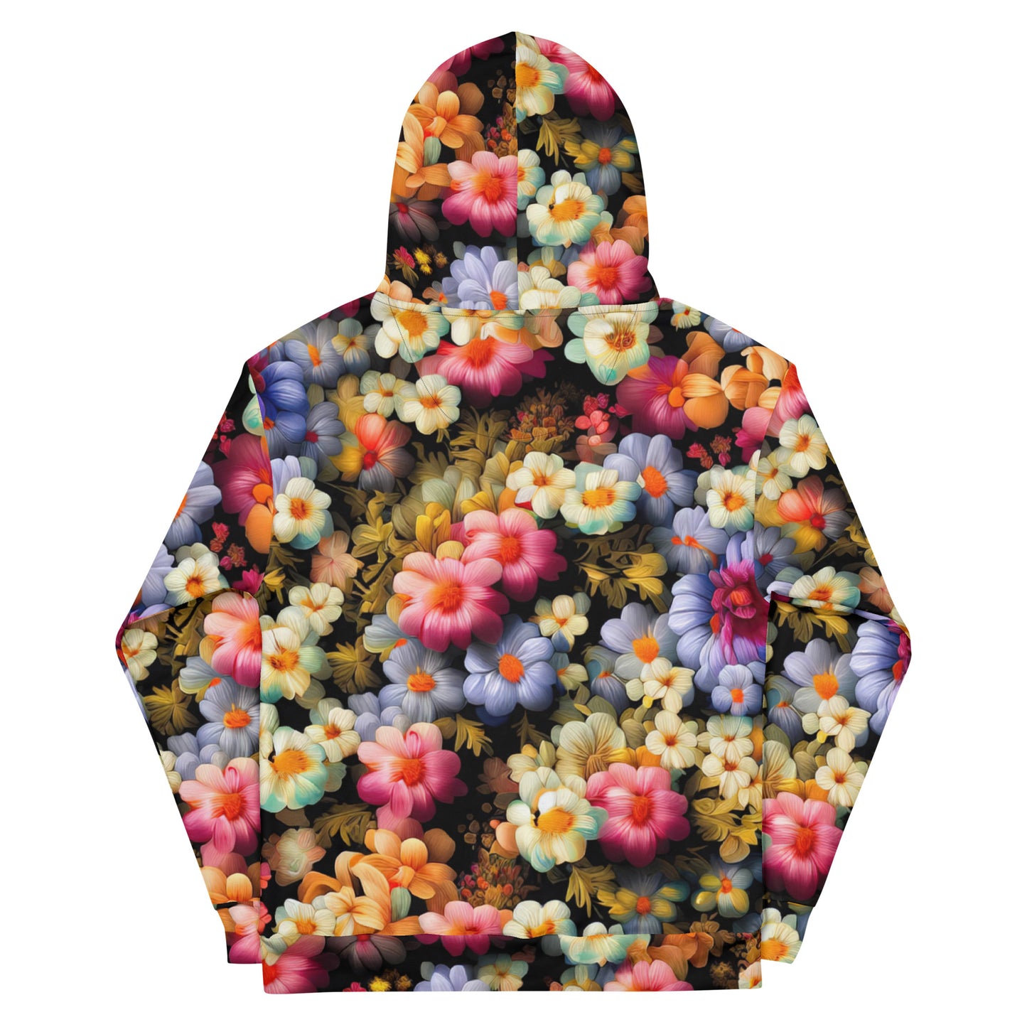 DMV 1522 Floral Unisex Hoodie