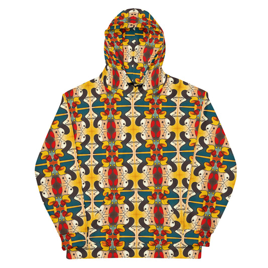 DMV 0281 Vintage Artsy Unisex Hoodie