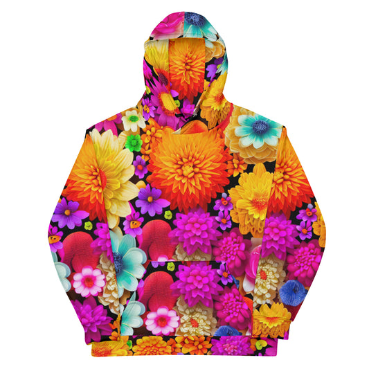 DMV 0238 Floral Unisex Hoodie