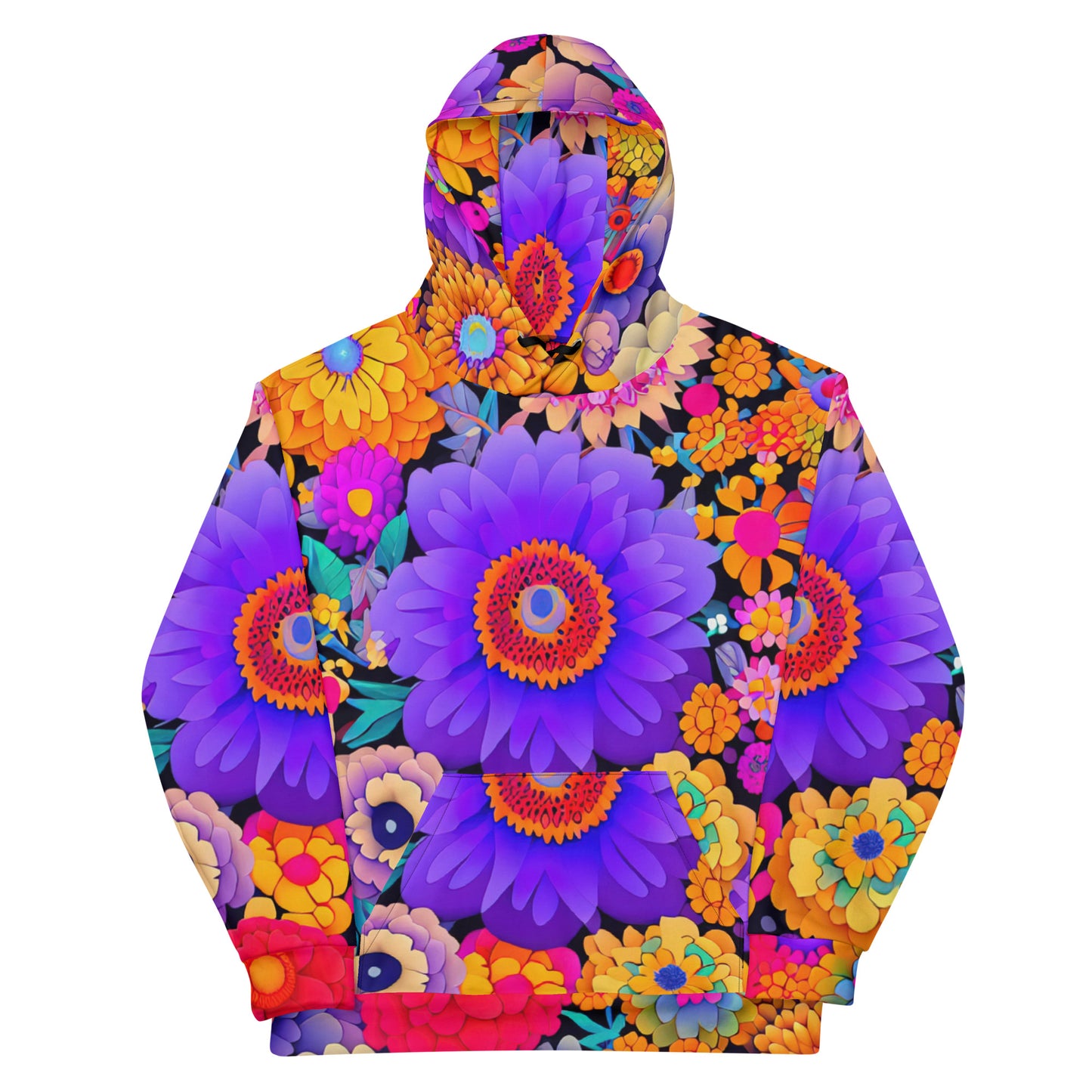 DMV 0220 Floral Unisex Hoodie