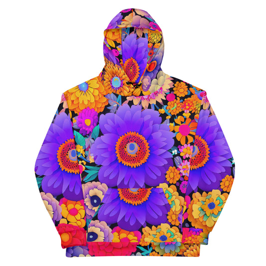 DMV 0220 Floral Unisex Hoodie