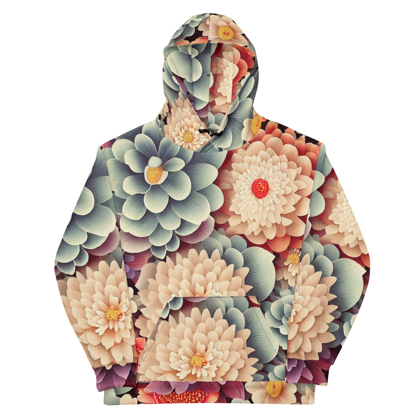 DMV 0031 Floral Unisex Hoodie