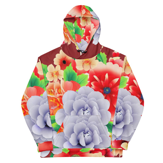 DMV 0035 Floral Unisex Hoodie