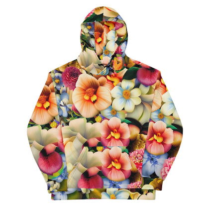 DMV 0088 Floral Unisex Hoodie