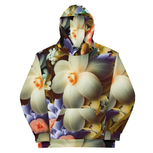 DMV 0125 Floral Unisex Hoodie