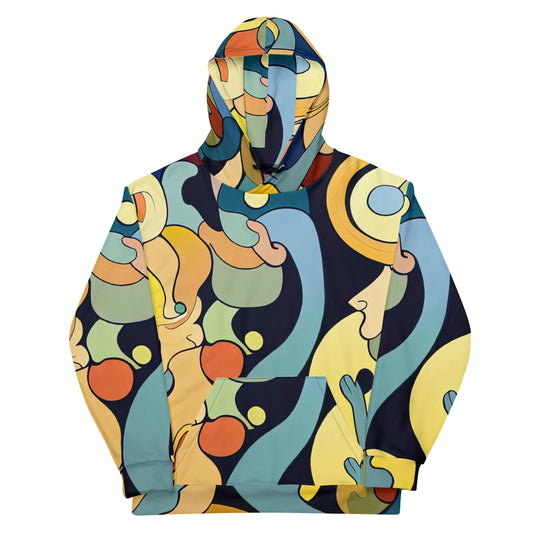 DMV 0242 Retro Art Unisex Hoodie