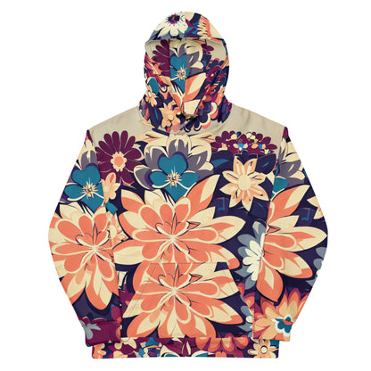 DMV 0253 Floral Unisex Hoodie