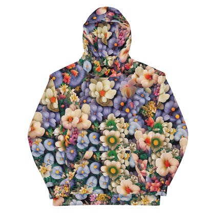 DMV 0114 Floral Unisex Hoodie