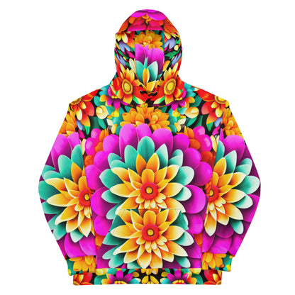 DMV 0250 Floral Unisex Hoodie