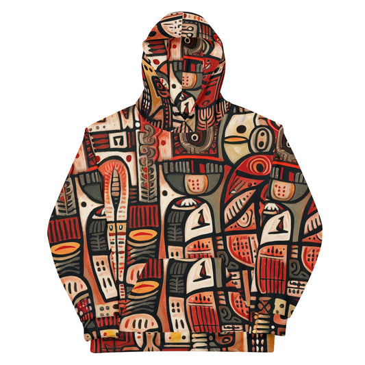 DMV 0107 Retro Art Unisex Hoodie