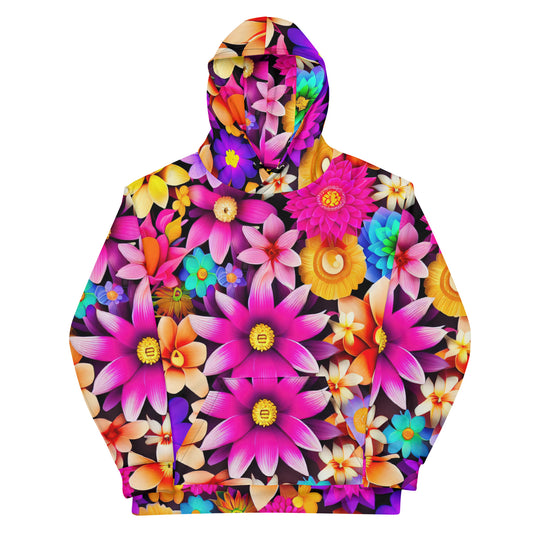 DMV 0136 Floral Unisex Hoodie