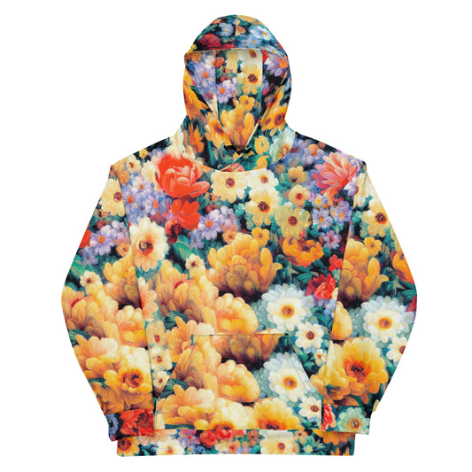 DMV 0146 Floral Unisex Hoodie