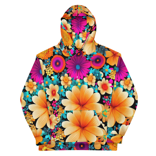 DMV 0259 Floral Unisex Hoodie