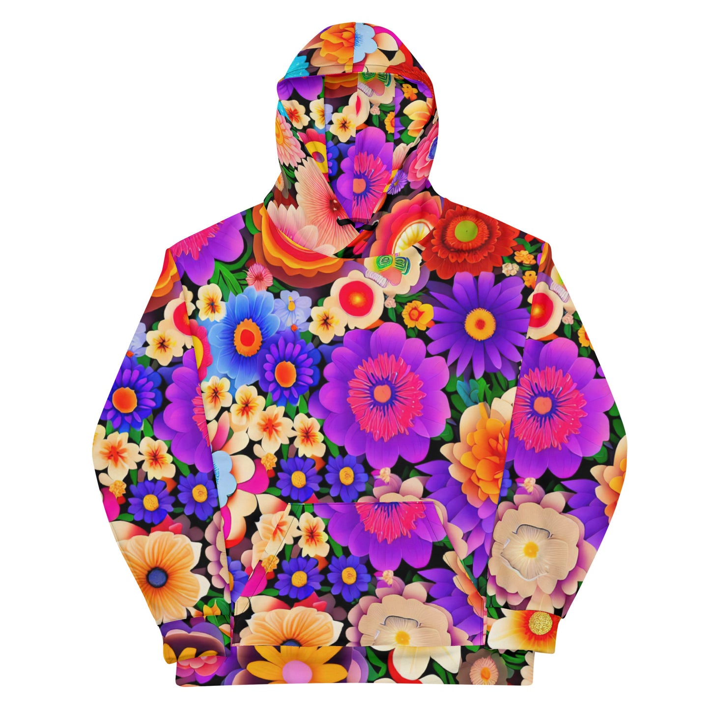 DMV 0309 Floral Unisex Hoodie